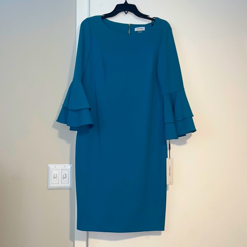 CALVIN KLEIN MIDI DRESS